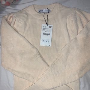 Zara puff sleeve sweater